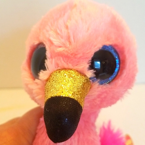 **2/$10** NEW Ty Beanie Boo Tysilk Gilda the Pink Flamingo 2020 - Picture 4 of 9